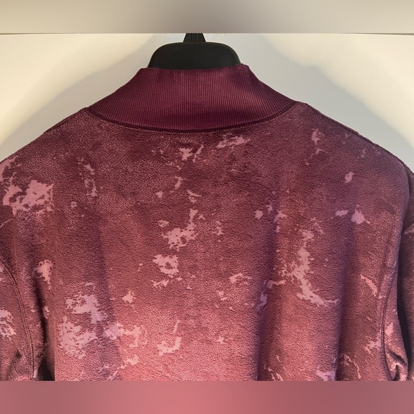 Under Armour Journey Stretch Short Sleeve 1/4 zip Terry Jacquard Jersey Knit Top - Picture 12 of 16